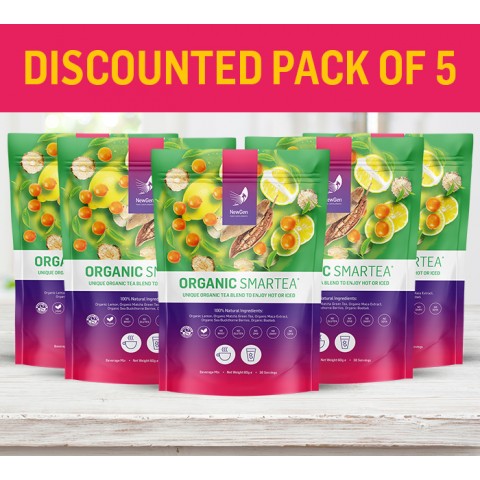 5 x Organic Smartea